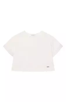 Хлопковая футболка Monnalisa