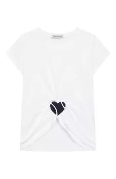 Хлопковая футболка Monnalisa