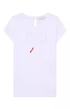 Хлопковая футболка Monnalisa