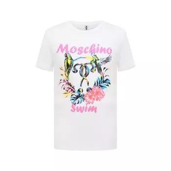 Хлопковая футболка Moschino