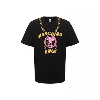 Хлопковая футболка Moschino