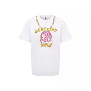 Хлопковая футболка Moschino