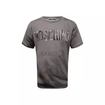 Хлопковая футболка Moschino