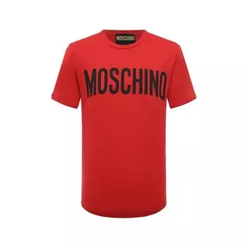 Хлопковая футболка Moschino