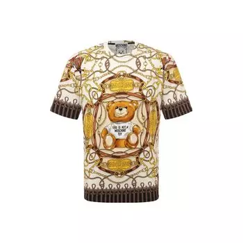 Хлопковая футболка Moschino