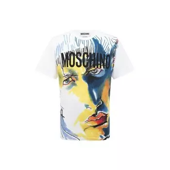 Хлопковая футболка Moschino