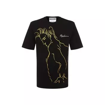 Хлопковая футболка Moschino