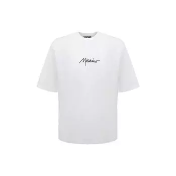 Хлопковая футболка Moschino