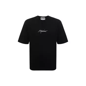 Хлопковая футболка Moschino