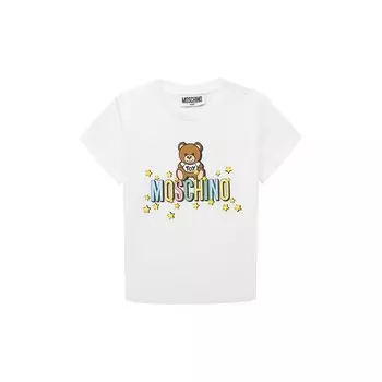 Хлопковая футболка Moschino