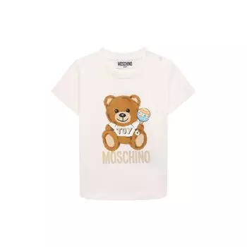 Хлопковая футболка Moschino