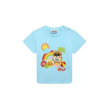 Хлопковая футболка Moschino