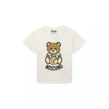 Хлопковая футболка Moschino