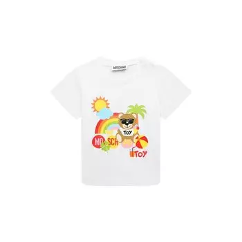 Хлопковая футболка Moschino