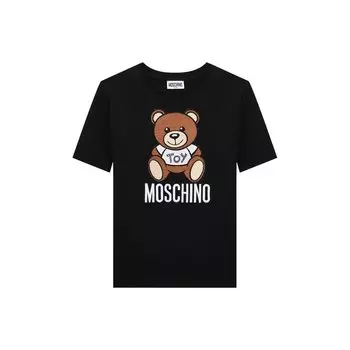 Хлопковая футболка Moschino