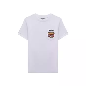 Хлопковая футболка Moschino