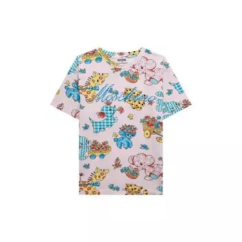 Хлопковая футболка Moschino