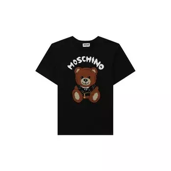 Хлопковая футболка Moschino