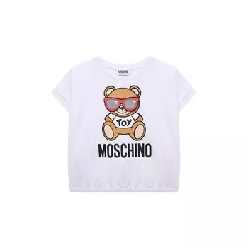Хлопковая футболка Moschino