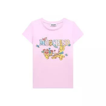 Хлопковая футболка Moschino