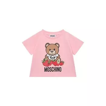 Хлопковая футболка Moschino