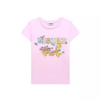 Хлопковая футболка Moschino