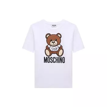 Хлопковая футболка Moschino