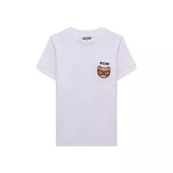 Хлопковая футболка Moschino