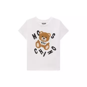 Хлопковая футболка Moschino