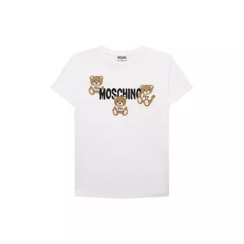 Хлопковая футболка Moschino