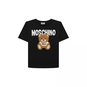 Хлопковая футболка Moschino