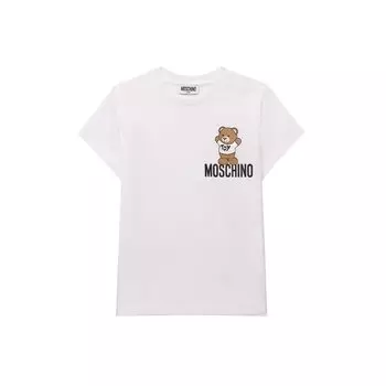 Хлопковая футболка Moschino