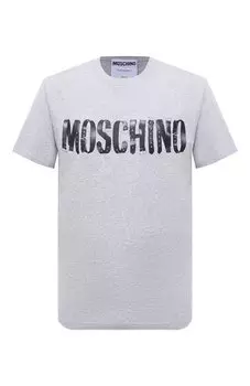 Хлопковая футболка Moschino