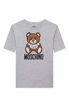 Хлопковая футболка Moschino