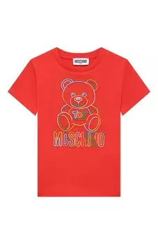 Хлопковая футболка Moschino