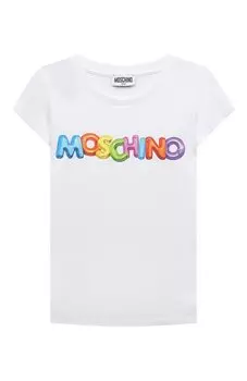 Хлопковая футболка Moschino