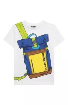 Хлопковая футболка Moschino