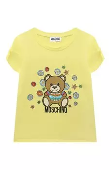 Хлопковая футболка Moschino