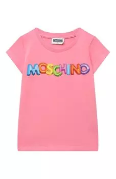 Хлопковая футболка Moschino
