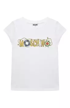 Хлопковая футболка Moschino