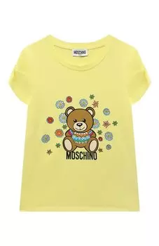 Хлопковая футболка Moschino