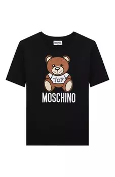 Хлопковая футболка Moschino
