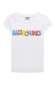 Хлопковая футболка Moschino