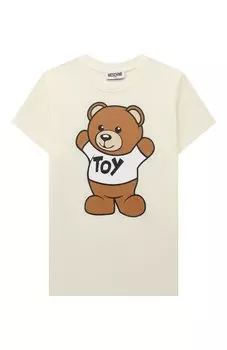 Хлопковая футболка Moschino