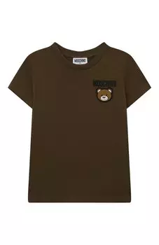 Хлопковая футболка Moschino