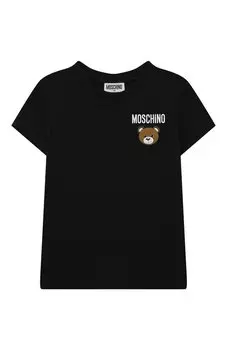 Хлопковая футболка Moschino
