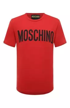 Хлопковая футболка Moschino