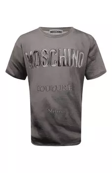 Хлопковая футболка Moschino