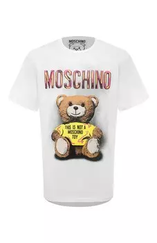 Хлопковая футболка Moschino