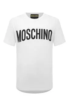 Хлопковая футболка Moschino